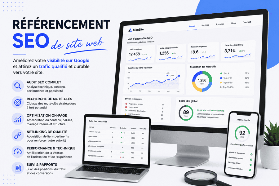 Référencement naturel SEO à Paris : audit et optimisation Google par HELP-TECH