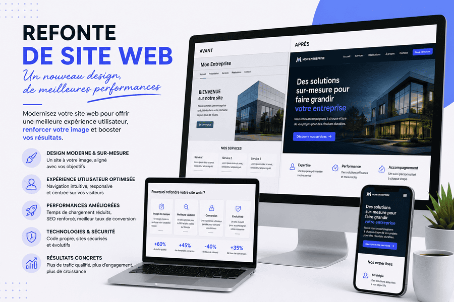 Refonte de site internet à Paris : modernisation du design et du référencement par HELP-TECH